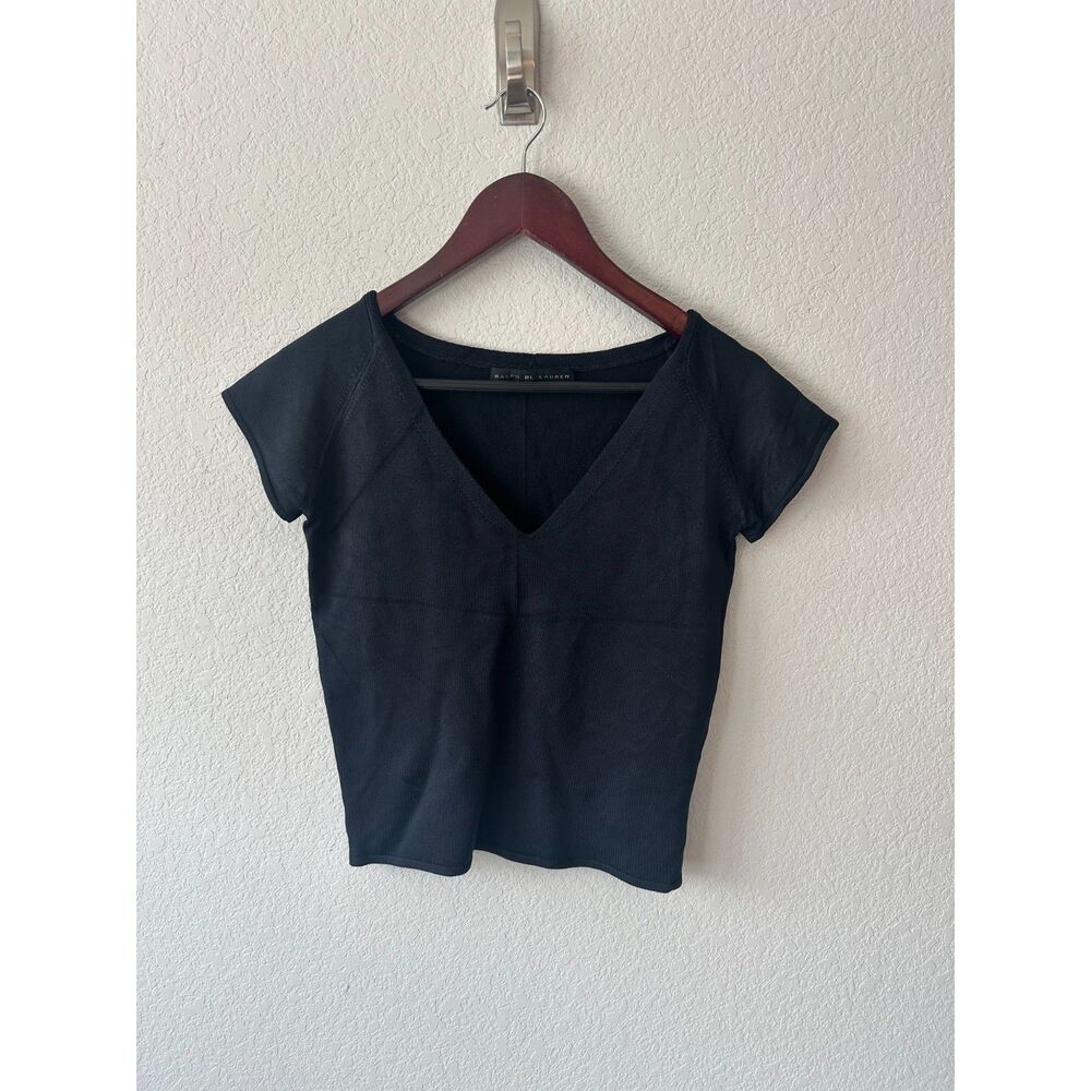 Ralph RL Lauren Women's Black Label Top